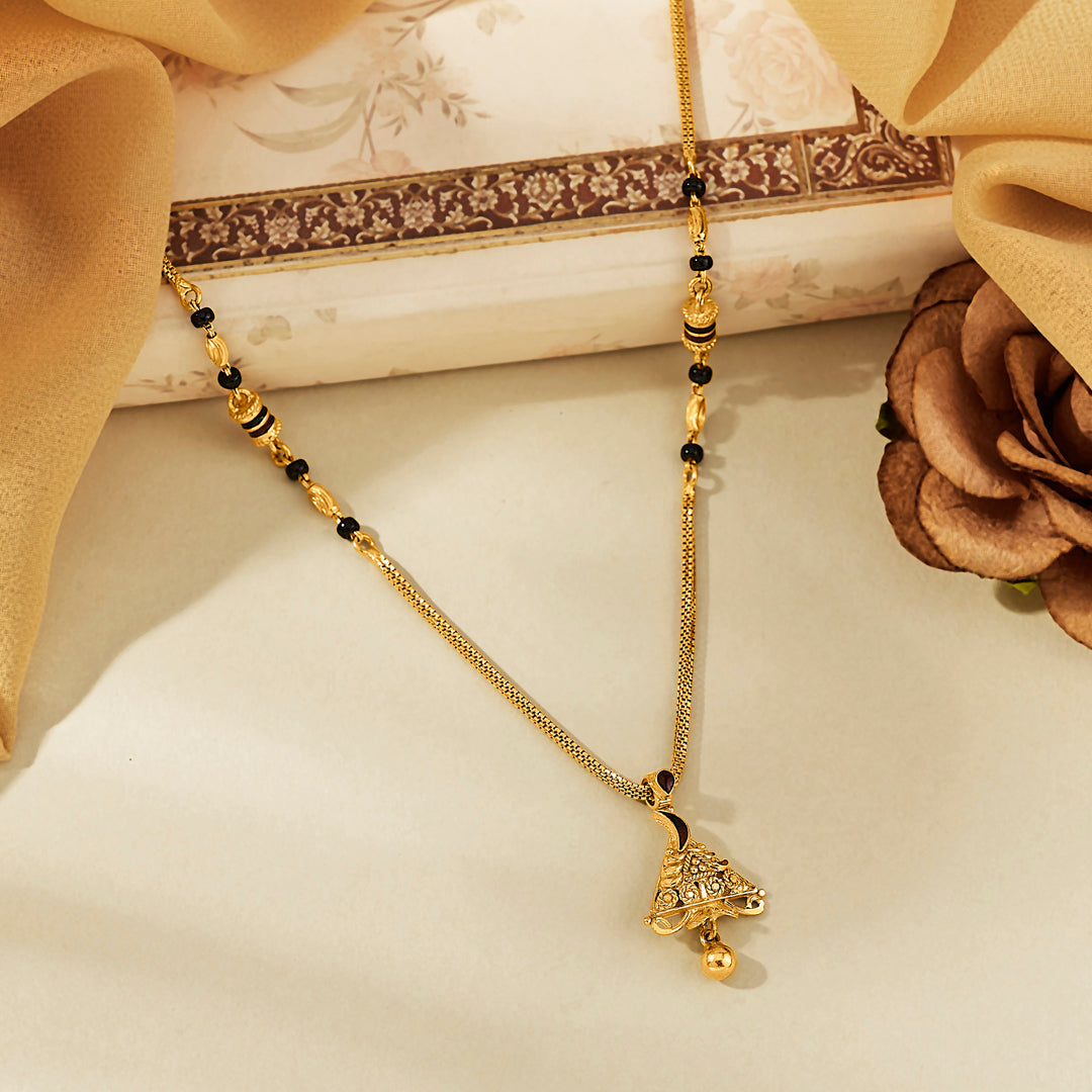 Gold Chain Latest Gold Short Mangalsutra Design Buy Serene Union