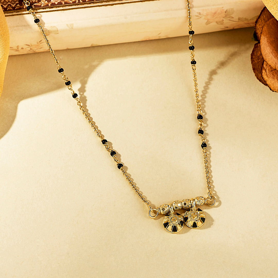 Buy Shubh Bandhan Gold Modern Mangalsutra For Woman Online at Best