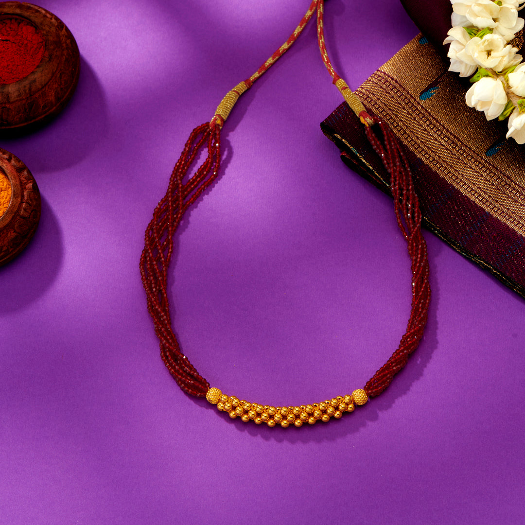 Thushi Jewellery Designs With Price PLAIN GOLDEN THUSHI – Sonchafa