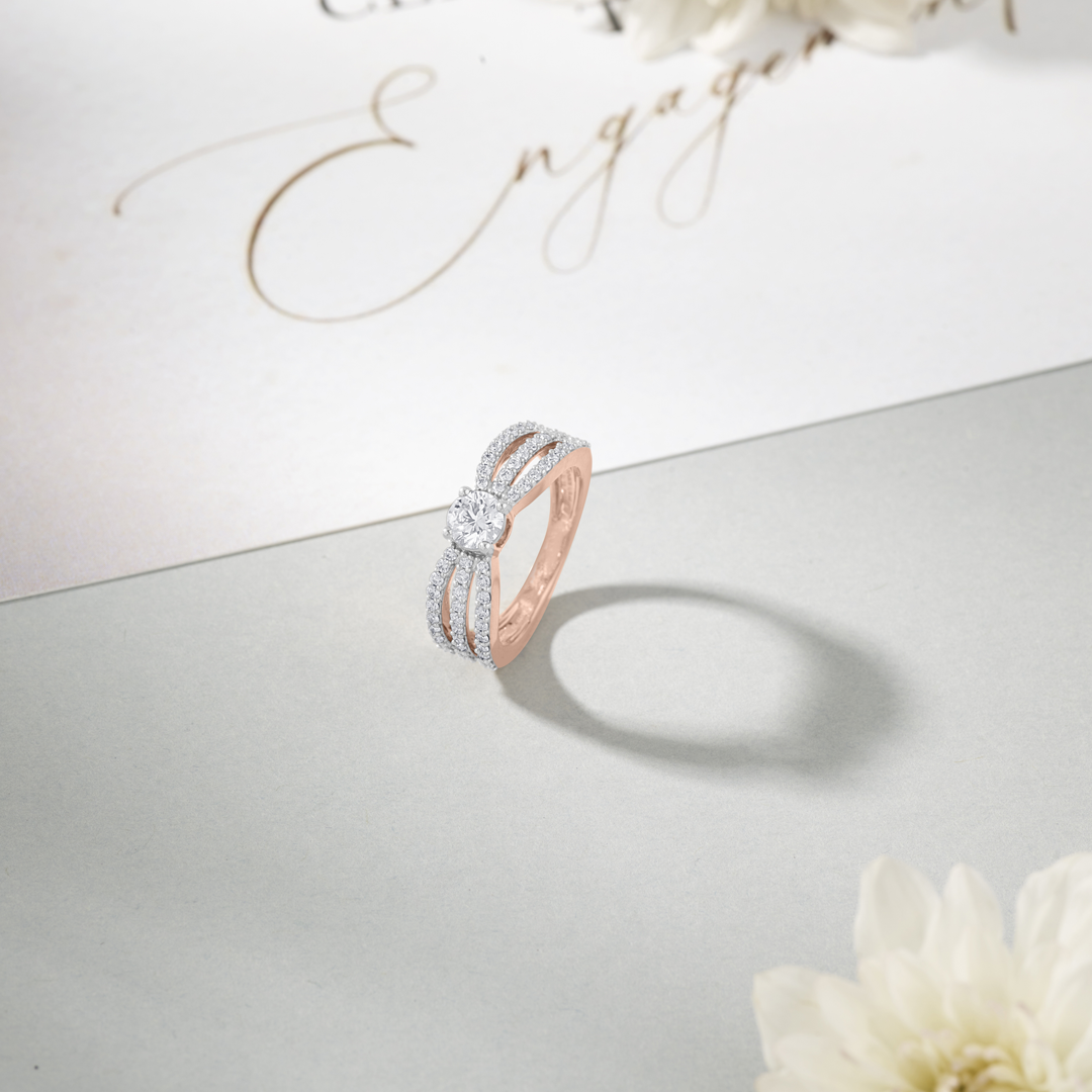 Soulmate's Bond Engagement Diamond Ring for Women