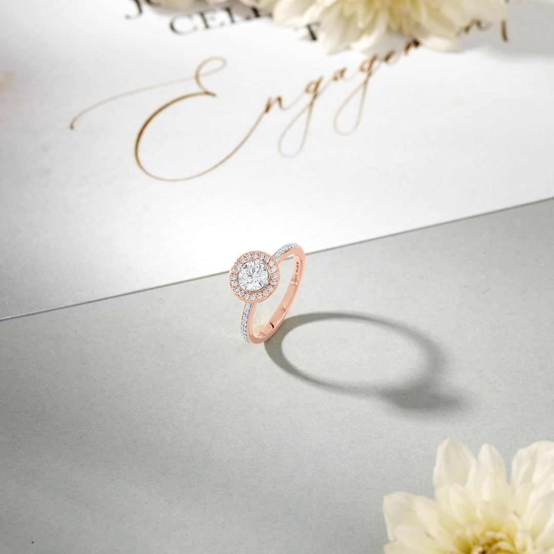 True Circle Engagement Diamond Ring for Women