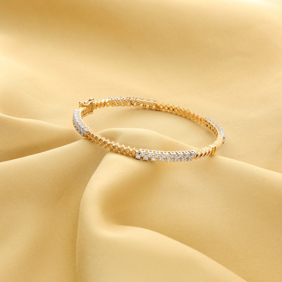 Orna Gleam Diamond Bangle