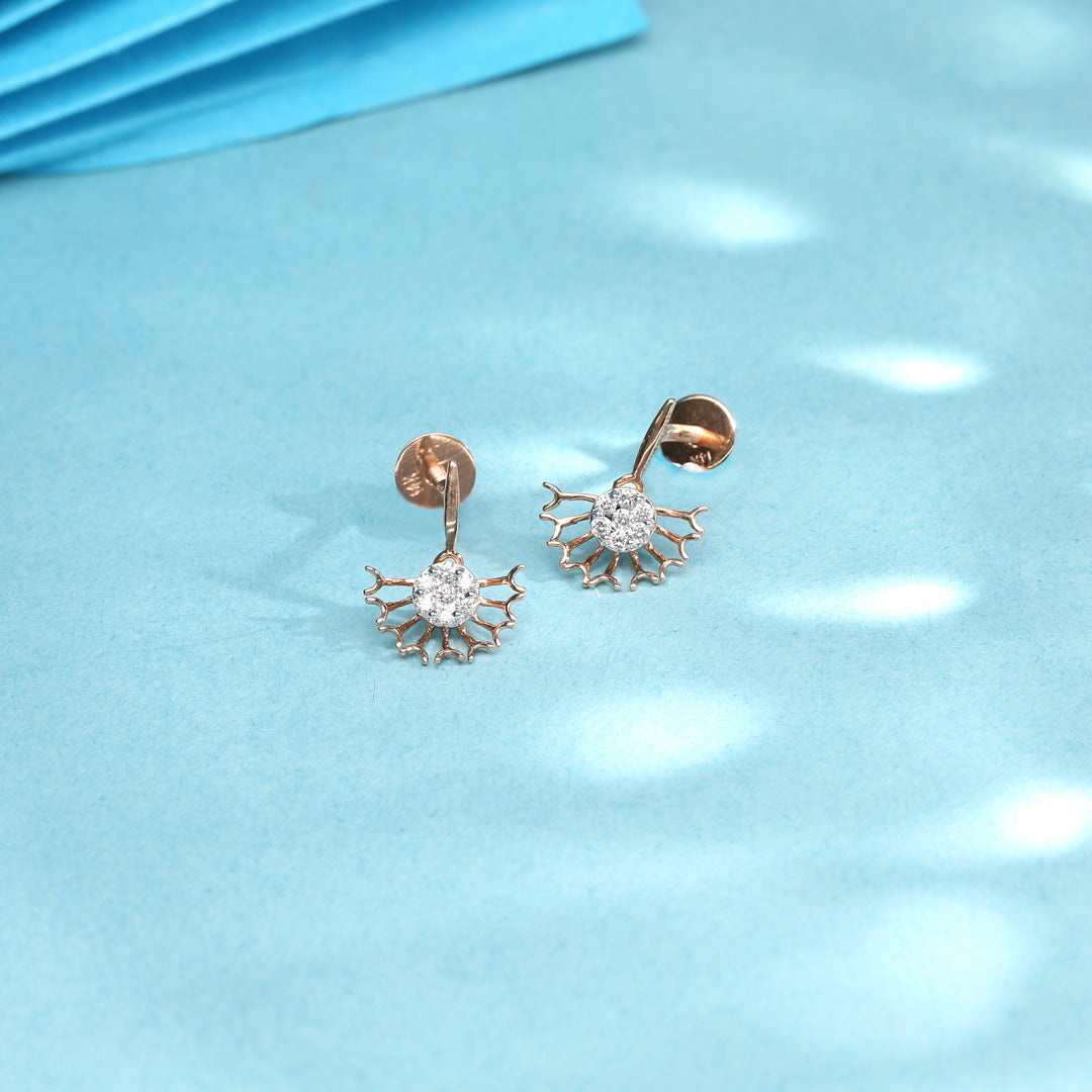 dawnlight charm drops & danglar diamond earring