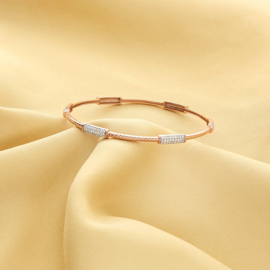 Evoque Lux Diamond Bangle