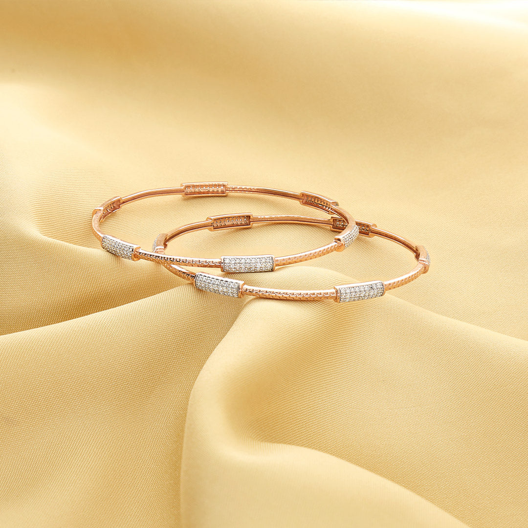 Evoque Lux Diamond Bangle