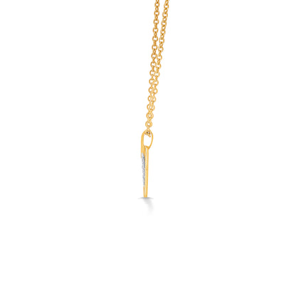 Mystical Yellow Gold & Diamond Modern Necklace