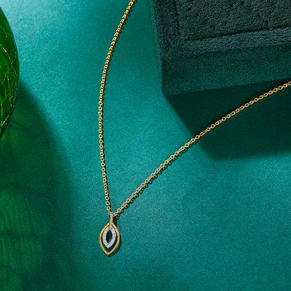 Mystical Yellow Gold & Diamond Modern Necklace