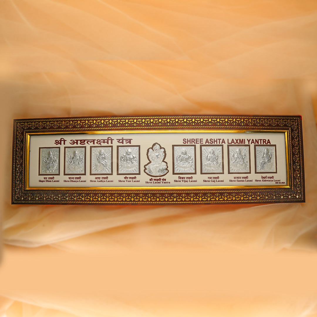 Ashtalaxmi Silver Frame
