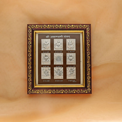 Ashtalaxmi Silver Frame