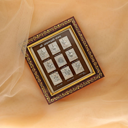 Ashtalaxmi Silver Frame