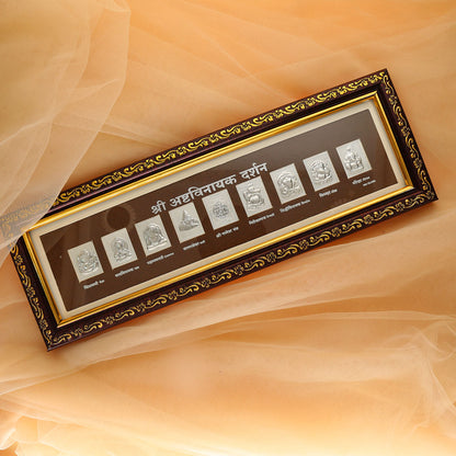 Ashtavinayak Silver Frame