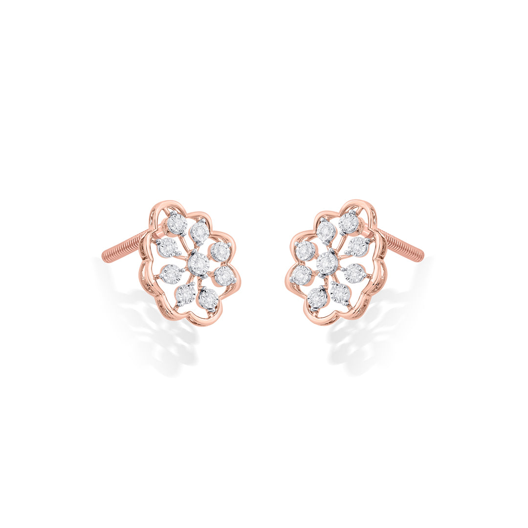 celestique diamond stud earrings