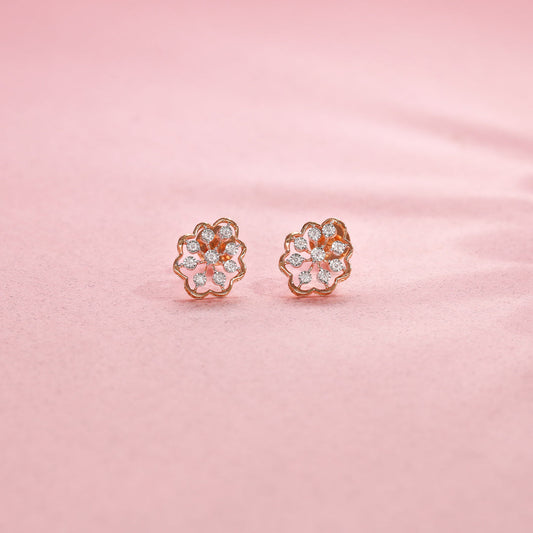 Celestique Diamond Stud Earrings