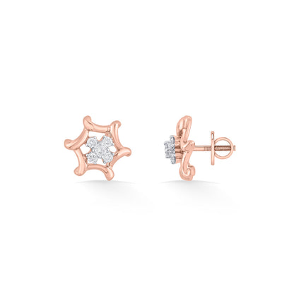 Eternal Glow Diamond Stud Earrings