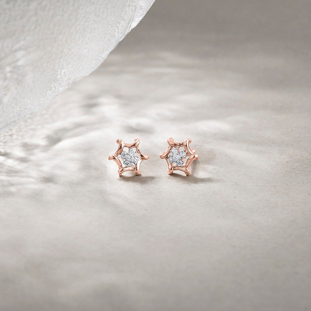 eternal glow diamond stud earrings