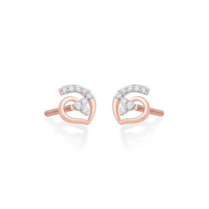 Luminara Diamond Stud Earrings