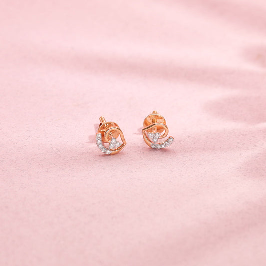 Luminara Diamond Stud Earrings