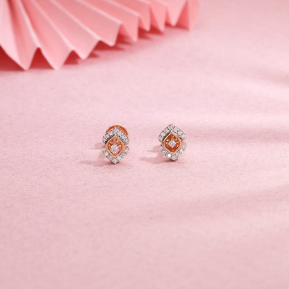 Prismara Diamond Stud Earrings