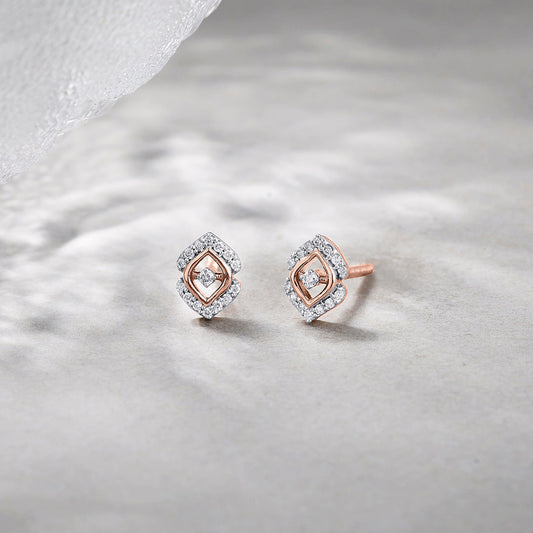 Prismara Diamond Stud Earrings