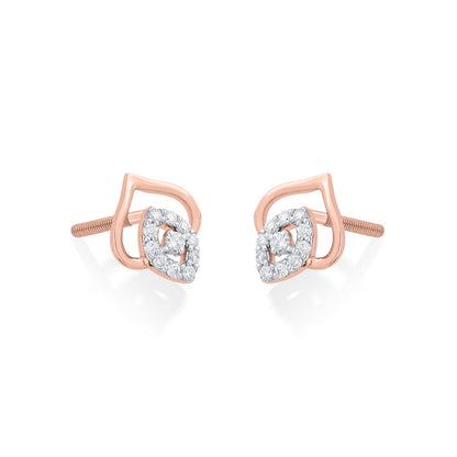 Aurora Diamond Stud Earrings