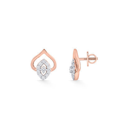 Aurora Diamond Stud Earrings