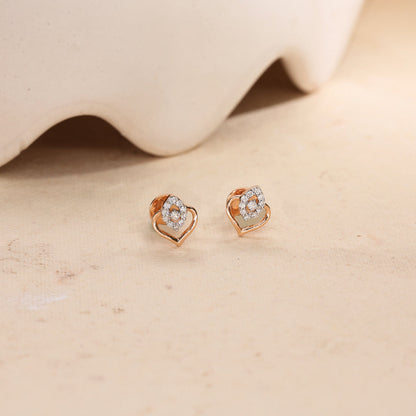 Aurora Diamond Stud Earrings
