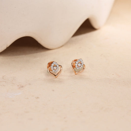 Aurora Diamond Stud Earrings