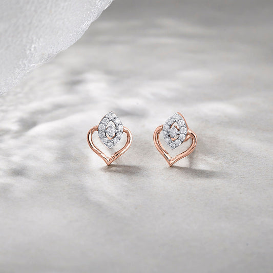 Aurora Diamond Stud Earrings