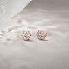 HexaStone Diamond Stud Earrings