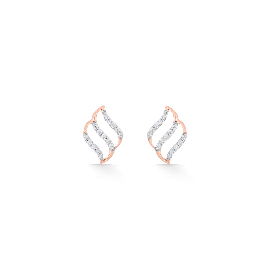 moonveil diamond stud earrings