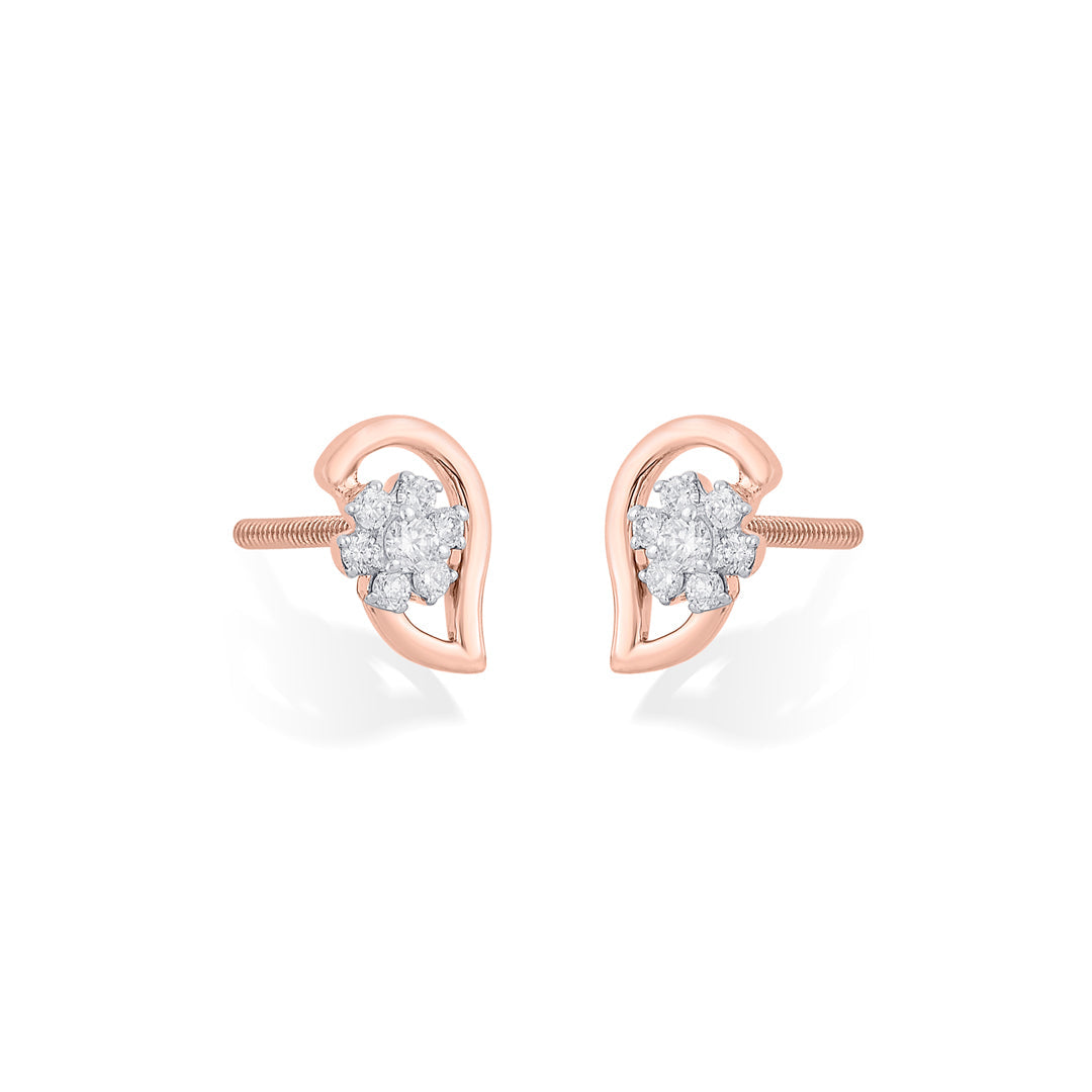 stellaris diamond stud earrings