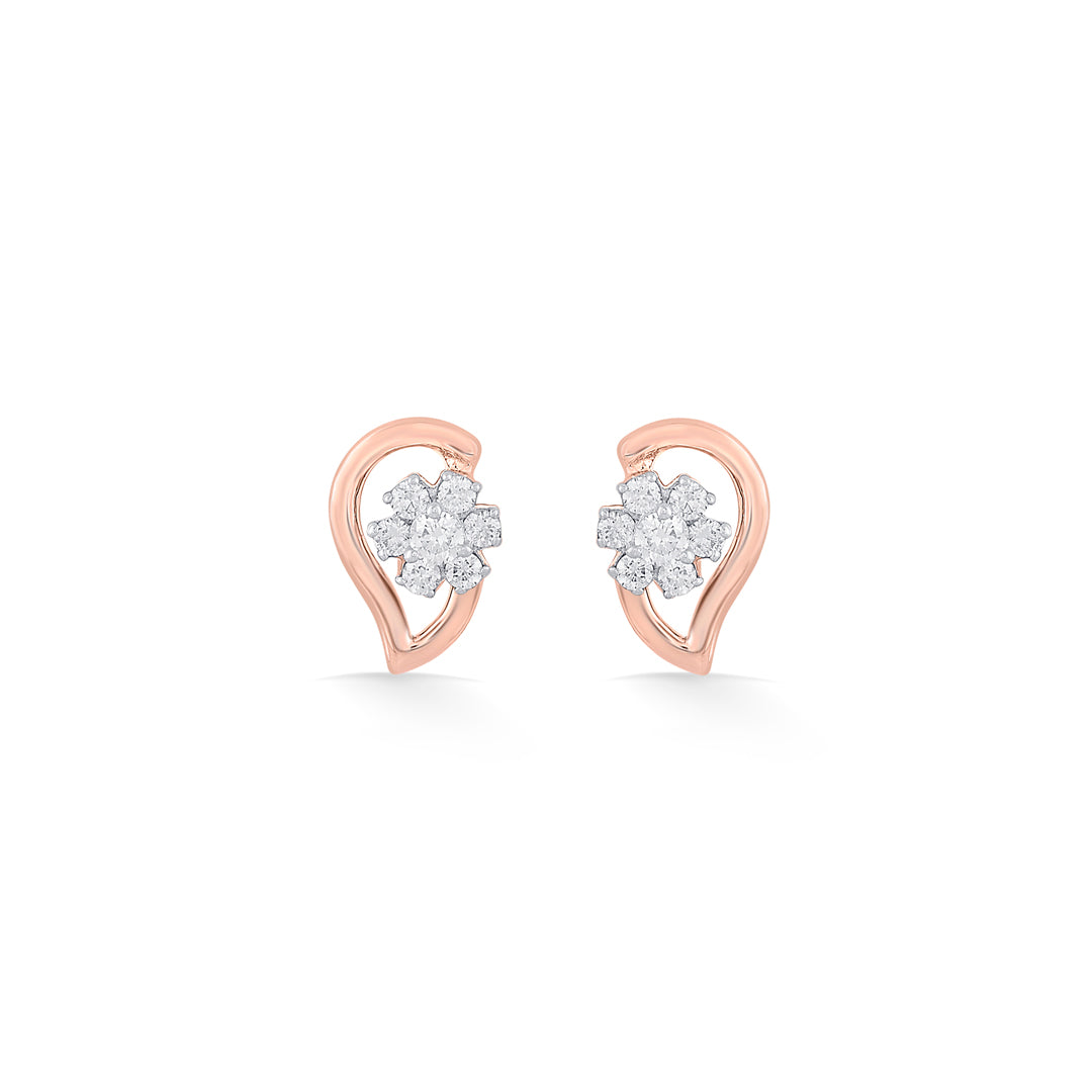 stellaris diamond stud earrings