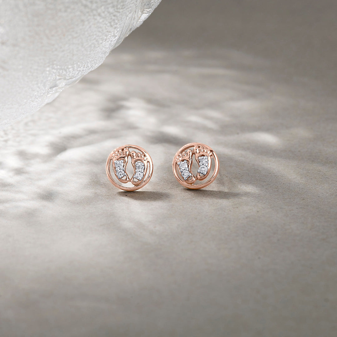 Stellaris Plus Diamond Stud Earrings
