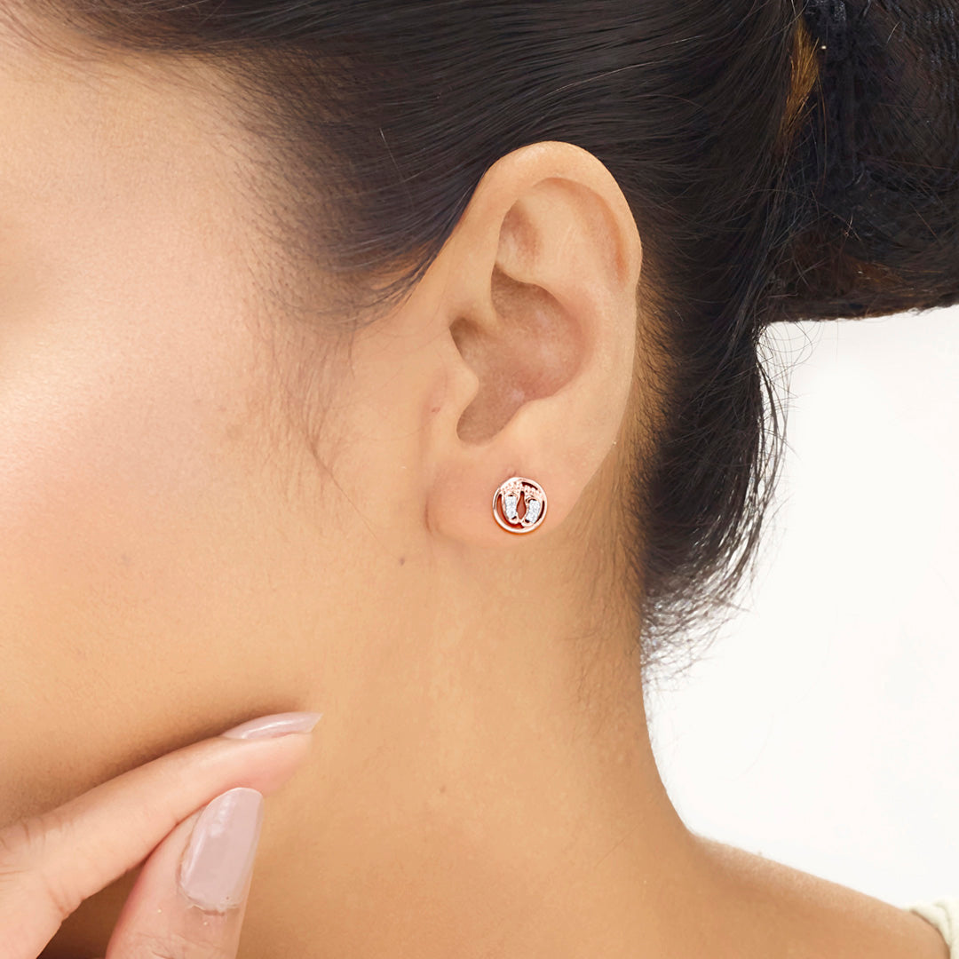Stellaris Plus Diamond Stud Earrings