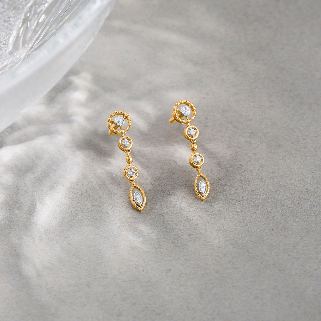 Luminara links Diamond Drops & Dangler Earrings