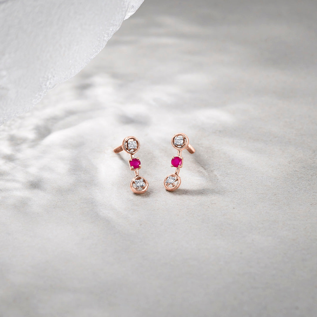 Entangled Love Diamond Drops & Dangler Earrings