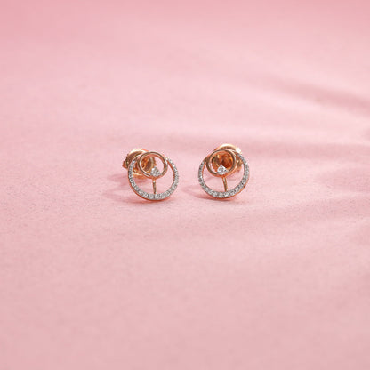 Celestial Glow Diamond Stud Earrings