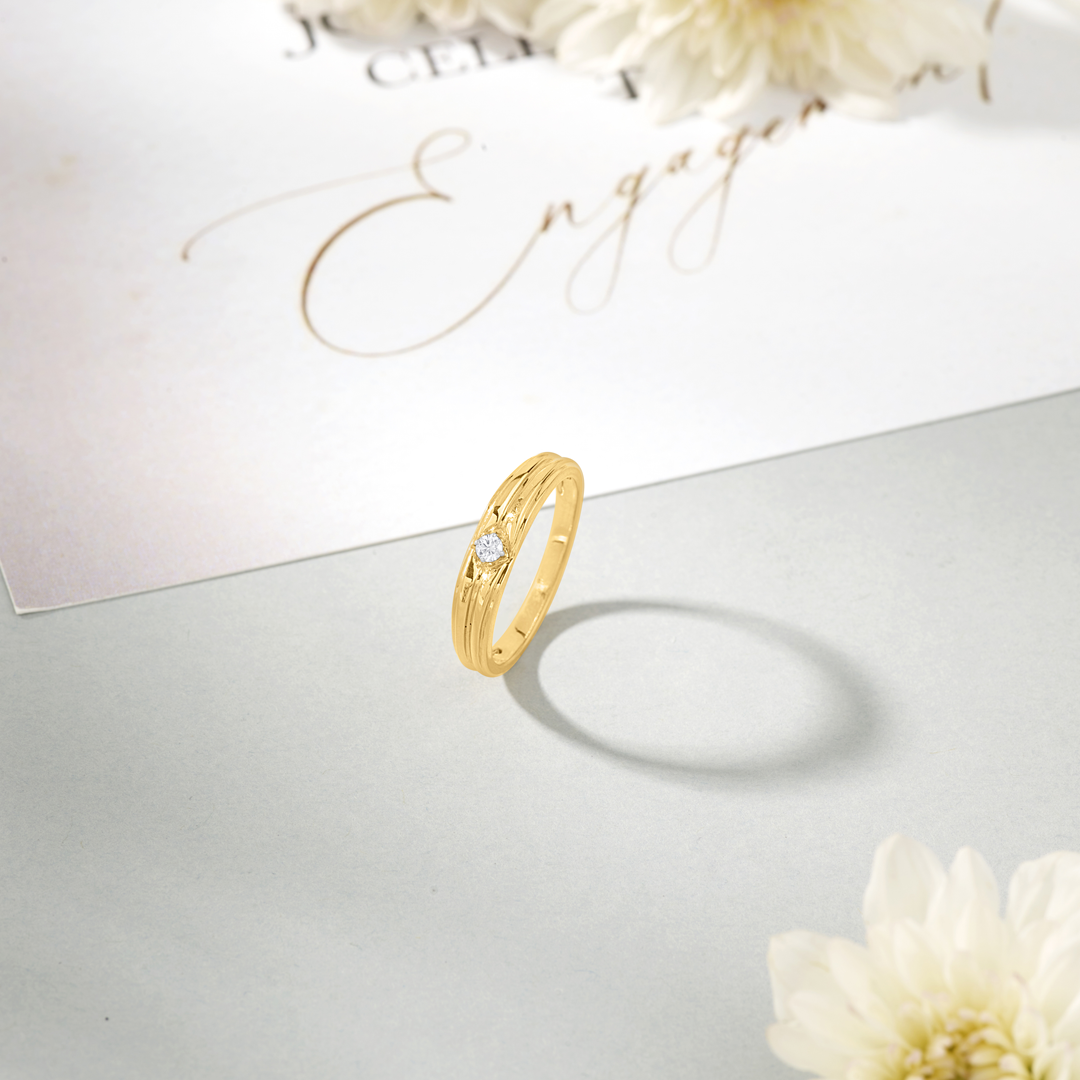 Lasting Embrace Engagement Diamond Ring for Men