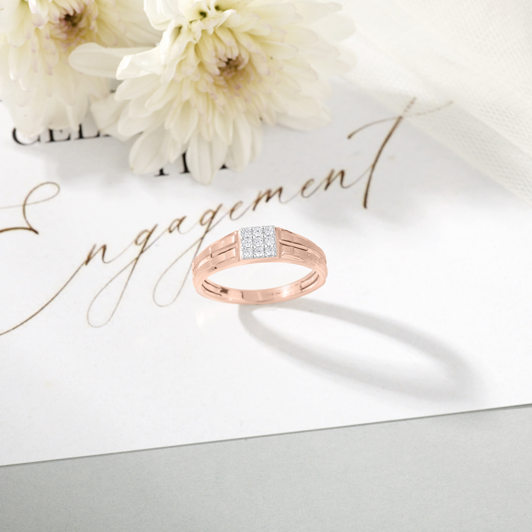 Bound by Promise Engagement Diamond Ring for Men