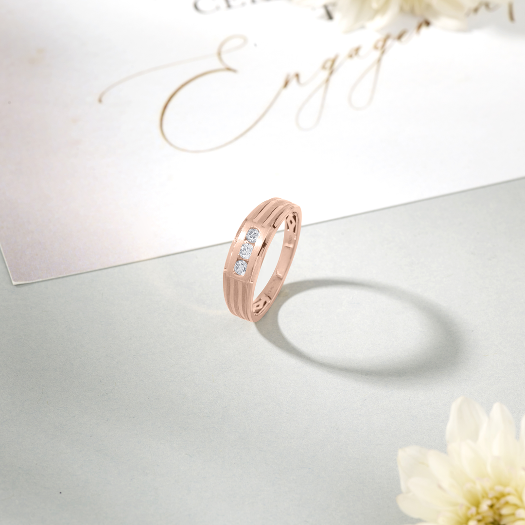 Tied in Love Engagement Diamond Ring for Men