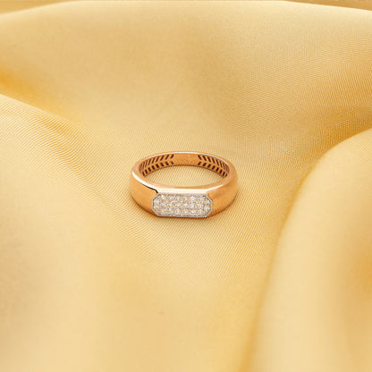 Imperial Panel Mens Diamond Ring