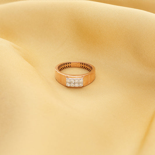 Bold Ridge Men's Diamond Ring