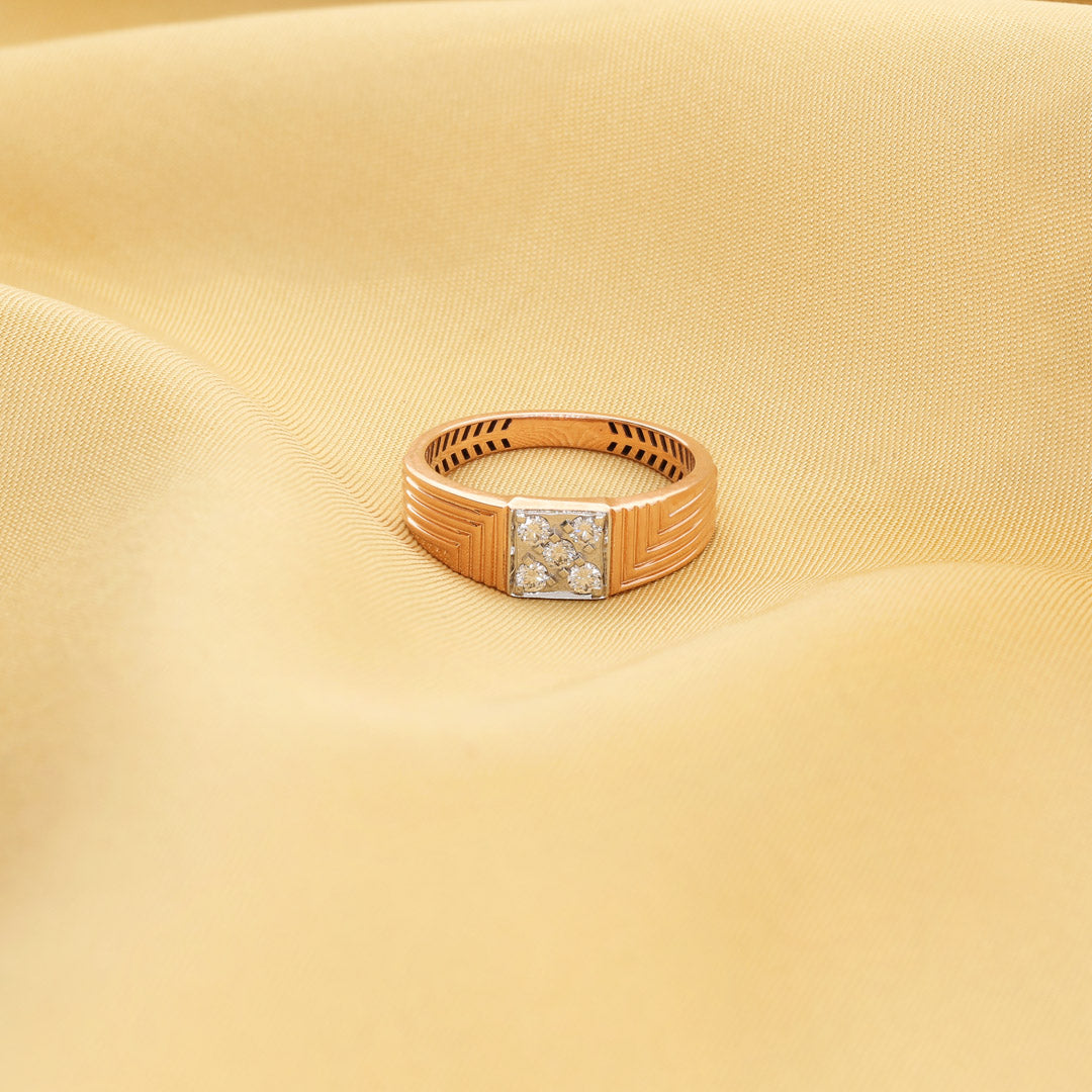 Titan Grid Men's Diamond Ring