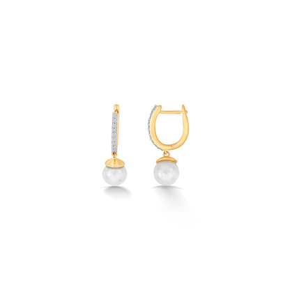 Timeless Yellow Gold & Diamond Drops & Dangler Earring