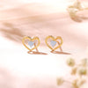 Manvi Yellow Gold & Diamond Stud Earring