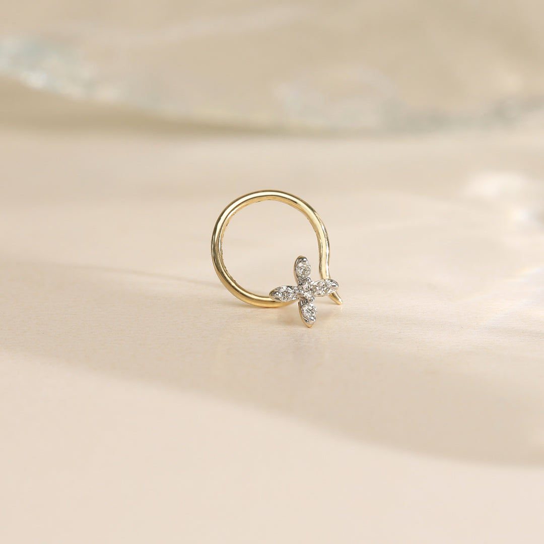 tropical treasure nose pin