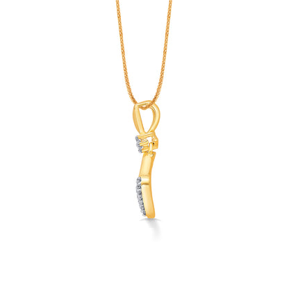 Verlyn Yellow Gold & Diamond Casual Pendant
