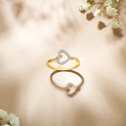 Viva-Love-Gold-&-Diamond-Ring