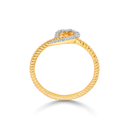 Twist-of-Heart-Gold-&-Diamond-Ring