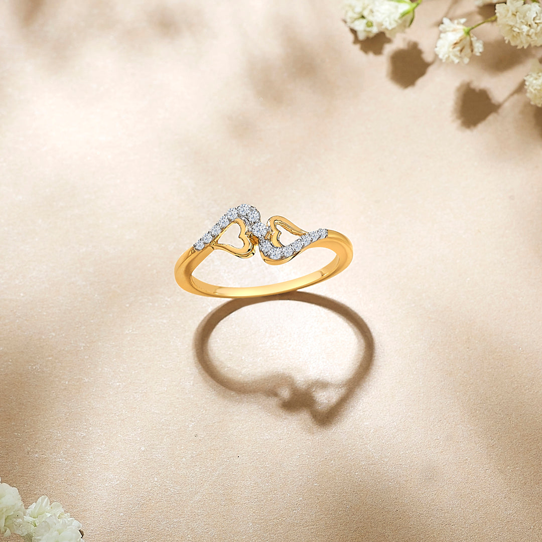 Forever Yellow Gold & Diamond Ring for Women
